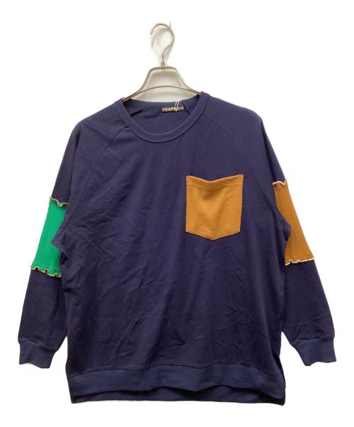 FRAPBOIS（フラボア）FRAPBOIS (フラボア) メローパネル プルオーバー ネイビー サイズ:2 未使用品の古着・服飾アイテム