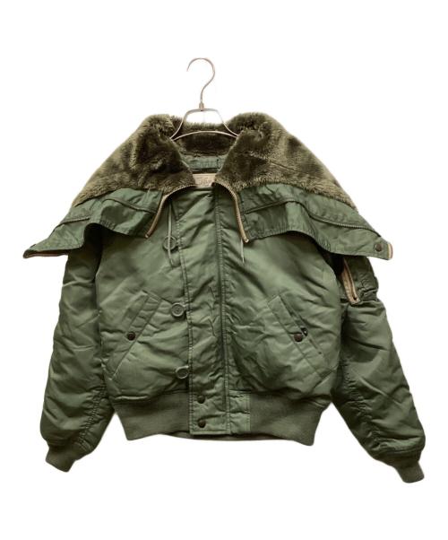 AVIREX（アヴィレックス）AVIREX (アヴィレックス) N-2B COMMERCIAL REAL FUR オリーブ サイズ:Mの古着・服飾アイテム