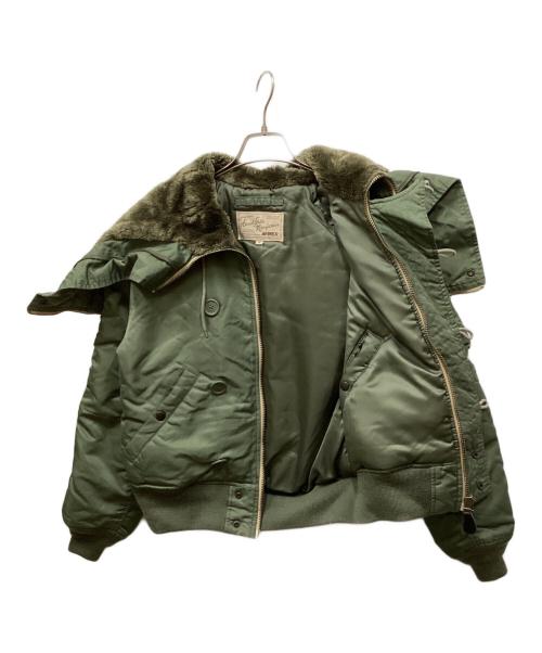 AVIREX（アヴィレックス）AVIREX (アヴィレックス) N-2B COMMERCIAL REAL FUR オリーブ サイズ:Mの古着・服飾アイテム