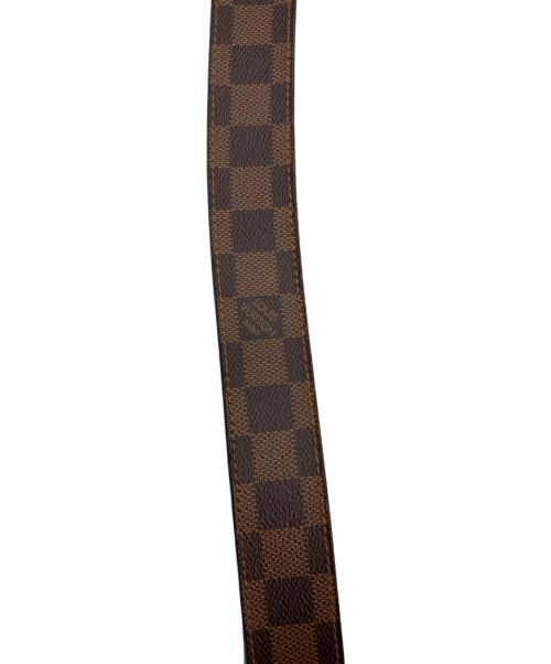 LOUIS VUITTON（ルイ ヴィトン）LOUIS VUITTON (ルイ ヴィトン) ダミエ サンチュール アンヴァントゥール ベルト ブラウン サイズ:85/34の古着・服飾アイテム