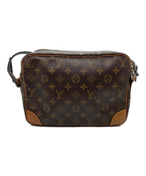 LOUIS VUITTON（ルイ ヴィトン）LOUIS VUITTON (ルイ ヴィトン) モノグラムナイルショルダーバッグ ブラウンの古着・服飾アイテム