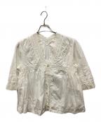 45Rフォーティファイブ・アール）の古着「インドカディdeカットワークボレロ」｜ホワイト