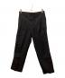 COMME des GARCONS HOMME（コムデギャルソン オム）の古着「07AWリネン混ウールスラックス」｜ブラック