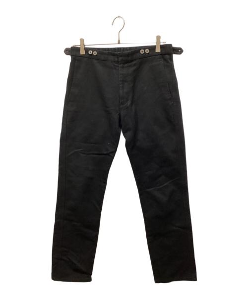 COMME des GARCONS HOMME PLUS（コムデギャルソンオムプリュス）COMME des GARCONS HOMME PLUS (コムデギャルソンオムプリュス) 90sサイドアジャスターパンツ ブラック サイズ:Mの古着・服飾アイテム