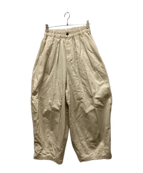 HARVESTY（ハーベスティー）HARVESTY (ハーベスティー) チノクロス サーカスパンツ ブラウン サイズ:2の古着・服飾アイテム