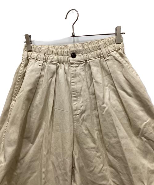 HARVESTY（ハーベスティー）HARVESTY (ハーベスティー) チノクロス サーカスパンツ ブラウン サイズ:2の古着・服飾アイテム