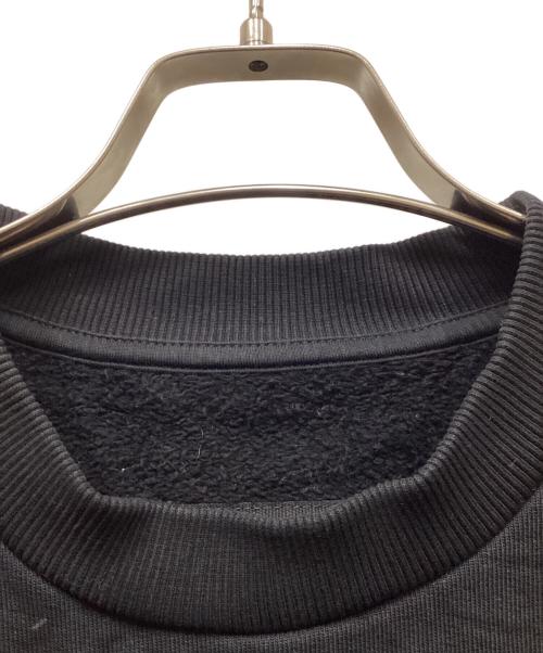 MM6 Maison Margiela（エムエムシックスメゾンマルジェラ）MM6 Maison Margiela (エムエムシックスメゾンマルジェラ) ロゴスウェット ブラック サイズ:Mの古着・服飾アイテム