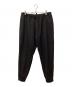 DSQUARED2（ディースクエアード）の古着「センタークリースジョガーパンツ」｜ブラック