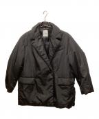 ebureエブール）の古着「サンプル品オーバーサイズ中綿ジャケット」｜ブラック