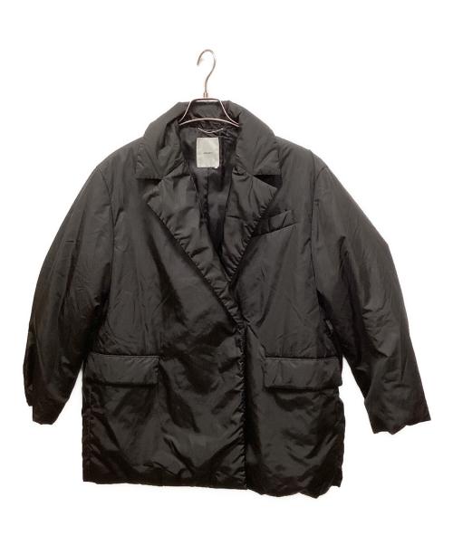 ebure（エブール）ebure (エブール) サンプル品オーバーサイズ中綿ジャケット ブラック サイズ:表記無しの古着・服飾アイテム