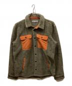 OUTERKNOWNアウターノーン）の古着「スナップフリースジャケット」｜オリーブ