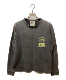 DAMSON MADDER.（ダムソンマーダー）の古着「Goddess Long-Sleeved T-Shirt/ゴッデスロングスリ－ブティーシャツ」｜グレー