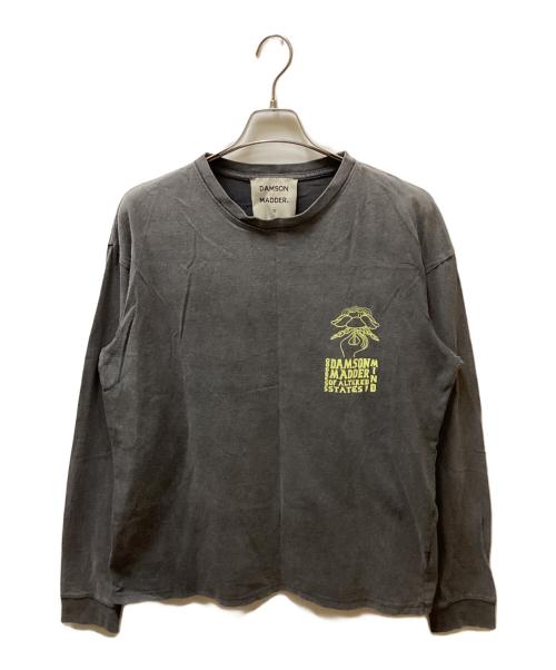 DAMSON MADDER.（ダムソンマーダー）DAMSON MADDER. (ダムソンマーダー) Goddess Long-Sleeved T-Shirt/ゴッデスロングスリ－ブティーシャツ グレー サイズ:10の古着・服飾アイテム