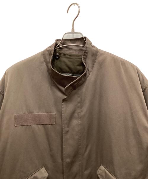 Adam et Rope（アダム エ ロペ）Adam et Rope (アダム エ ロペ) M-65 ビッグシルエットモッズコート グレー サイズ:Mの古着・服飾アイテム