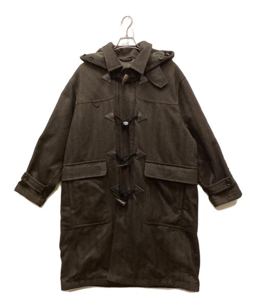 DAIWA PIER39（ダイワ ピア39）DAIWA PIER39 (ダイワ ピア39) GORE-TEX INFINIUM TECH TWEED DUFFLE COAT/ゴアテックスインフィニウムテックツイ－ドダッフルコート ブラウン サイズ:Mの古着・服飾アイテム