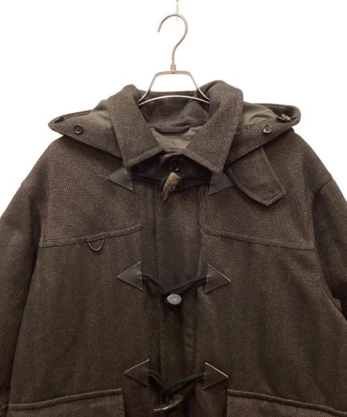 DAIWA PIER39（ダイワ ピア39）DAIWA PIER39 (ダイワ ピア39) GORE-TEX INFINIUM TECH TWEED DUFFLE COAT/ゴアテックスインフィニウムテックツイ－ドダッフルコート ブラウン サイズ:Mの古着・服飾アイテム