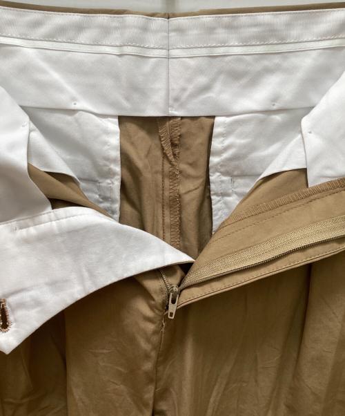 TOMORROW LAND（トゥモローランド）TOMORROW LAND (トゥモローランド) コットントロピカル 1タックパンツ ベージュ サイズ:Sの古着・服飾アイテム