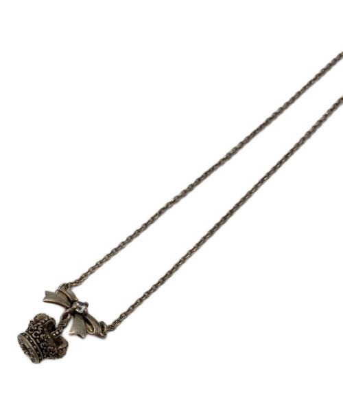 JUSTIN DAVIS（ジャスティンデイビス）JUSTIN DAVIS (ジャスティンデイビス) Petit Fadeit Necklace/クラウン×リボンモチーフネックレスの古着・服飾アイテム