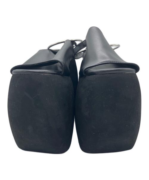 FICTION TOKYO（フィクショントーキョー）FICTION TOKYO (フィクショントーキョー) POKKURI Sandals/ポックリサンダル ブラック サイズ:2の古着・服飾アイテム