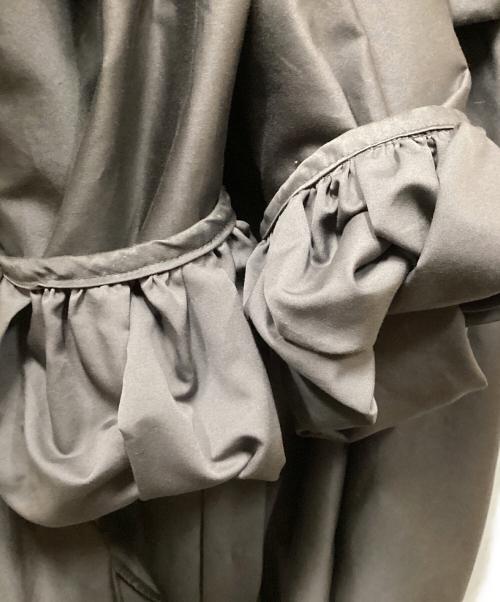 ebure（エブール）ebure (エブール) ハイカウントコットンサテンバンドカラー グレー サイズ:38の古着・服飾アイテム