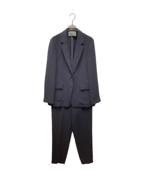 uncrave（アンクレイヴ）uncrave (アンクレイヴ) ウォッシャブルダブルクロスセットアップ ネイビー サイズ:1の古着・服飾アイテム