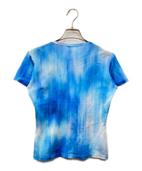 ISSEY MIYAKE（イッセイミヤケ）ISSEY MIYAKE (イッセイミヤケ) タイダイシアーTシャツ ブルー サイズ:2の古着・服飾アイテム
