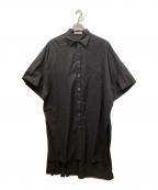 ADOREアドーア）の古着「クリアライトブラウス」｜ブラック