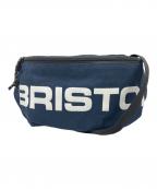 F.C.R.B.エフシーレアルブリストル）の古着「SQUARELOGO WAISTBAG/スクエアロゴウエストバッグ」｜ネイビー