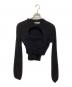 ANDMARY（アンドマリー）の古着「エマリボンセットカーディガン」｜ブラック