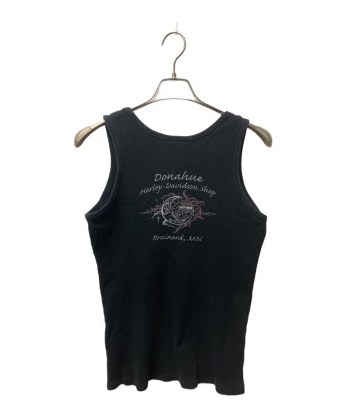HARLEY-DAVIDSON（ハーレーダビッドソン）HARLEY-DAVIDSON (ハーレーダビッドソン) ラインストーンタンクトップ ブラック サイズ:１Xの古着・服飾アイテム