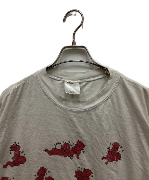 USED（ユーズド）USED (ユーズド) 四十八手レッドデビルTシャツ ホワイト サイズ:XLの古着・服飾アイテム
