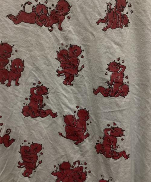 USED（ユーズド）USED (ユーズド) 四十八手レッドデビルTシャツ ホワイト サイズ:XLの古着・服飾アイテム