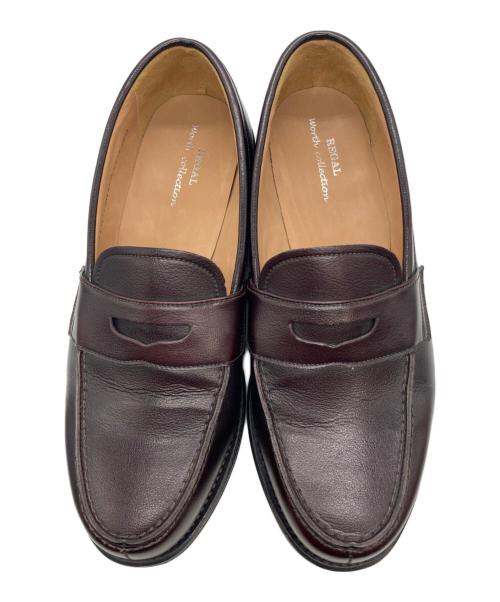 REGAL worth collection（リーガルワースコレクション）REGAL worth collection (リーガルワースコレクション) レザーローファー ブラウン サイズ:26.5cmの古着・服飾アイテム
