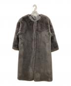 CEDNIEセドニー）の古着「ファーコート」｜グレー