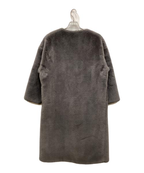 CEDNIE（セドニー）CEDNIE (セドニー) ファーコート グレー サイズ:Mの古着・服飾アイテム