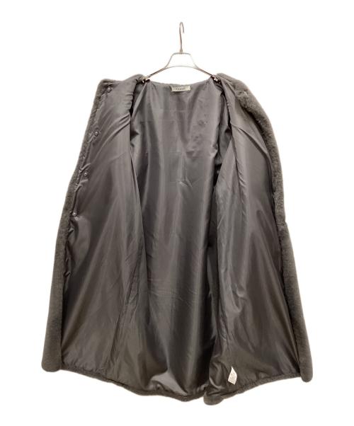 CEDNIE（セドニー）CEDNIE (セドニー) ファーコート グレー サイズ:Mの古着・服飾アイテム