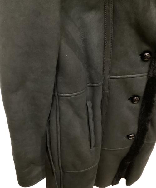 MaxMara（マックスマーラ）MaxMara (マックスマーラ) ムートンコート ブラック サイズ:IT36の古着・服飾アイテム