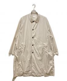 ATON（エイトン）の古着「TRAVEL NYLON | パッカブルコート」｜ホワイト