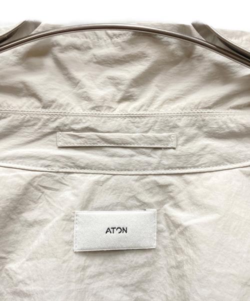 ATON（エイトン）ATON (エイトン) TRAVEL NYLON | パッカブルコート ホワイト サイズ:6の古着・服飾アイテム
