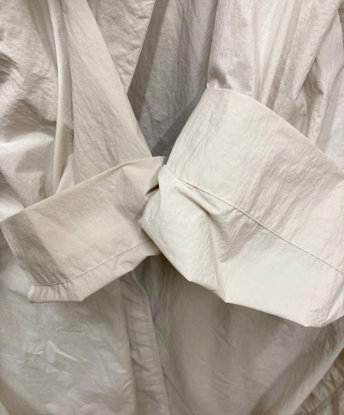 ATON（エイトン）ATON (エイトン) TRAVEL NYLON | パッカブルコート ホワイト サイズ:6の古着・服飾アイテム