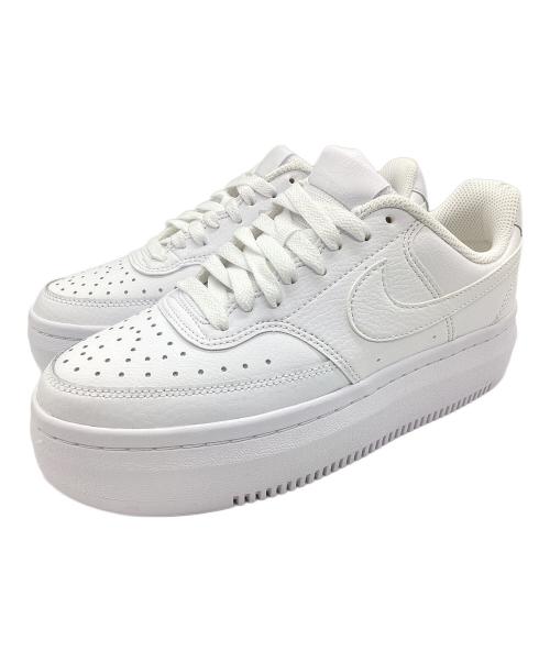 NIKE（ナイキ）NIKE (ナイキ) W COURT VISION ALTA LTR/コート ビジョン アルタ ホワイト サイズ:24.5cm 未使用品の古着・服飾アイテム