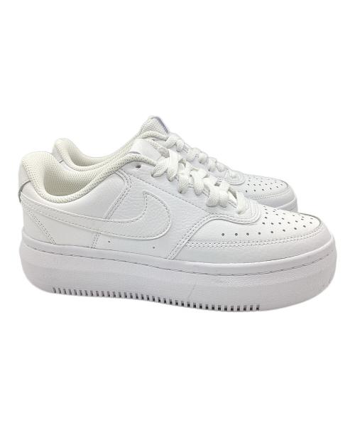 NIKE（ナイキ）NIKE (ナイキ) W COURT VISION ALTA LTR/コート ビジョン アルタ ホワイト サイズ:24.5cm 未使用品の古着・服飾アイテム