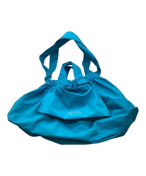 BEYOND THE VINES（ビヨンド ザ バインズ）BEYOND THE VINES (ビヨンド ザ バインズ) M Dumpling Bag/ダンプリングバッグ ミディアム スカイブルーの古着・服飾アイテム