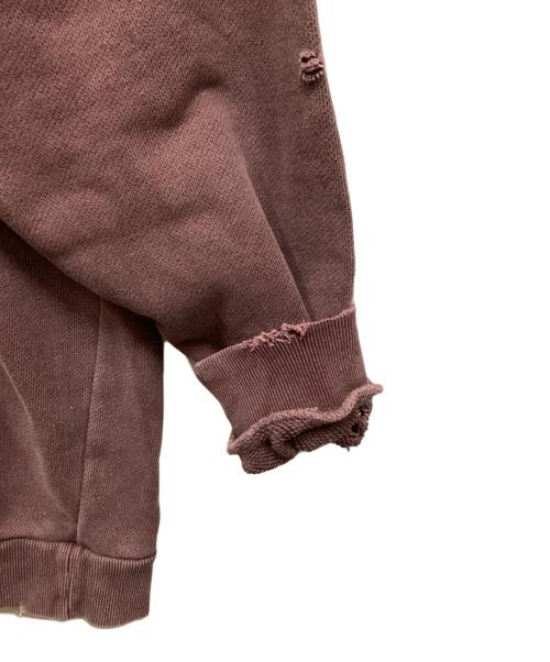 NAUTICA（ノーティカ）NAUTICA (ノーティカ) クラッシュ加工スウェット レッド サイズ:Lの古着・服飾アイテム