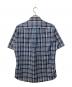 Paul Stuart (ポールスチュアート) 25SSマドラスチェック柄パナマシャツ ブルー サイズ:XL：6000円