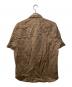 Paul Stuart (ポールスチュアート) 25SSバティック柄プリント半袖シャツ ブラウン サイズ:XL：6000円