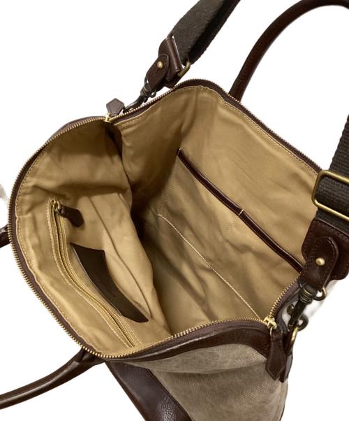 Boldrini（ボルドリーニ）Boldrini (ボルドリーニ) 2WAYバッグ ブラウンの古着・服飾アイテム