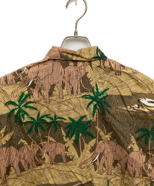 PAPAS（パパス）PAPAS (パパス) アロハシャツ ブラウン サイズ:Ｍの古着・服飾アイテム