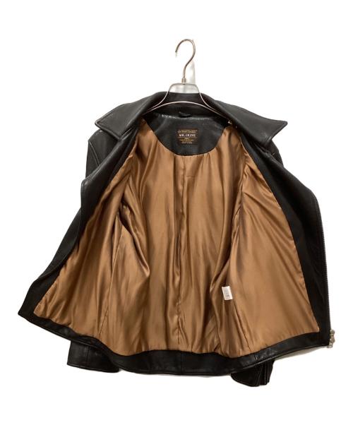 MR.OLIVE（ミスターオリーブ）MR.OLIVE (ミスターオリーブ) シープレザーダブルジャケット ブラック サイズ:Ｓの古着・服飾アイテム