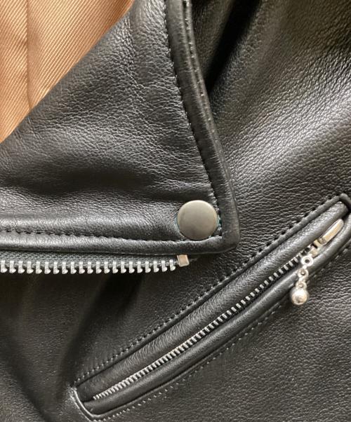 MR.OLIVE（ミスターオリーブ）MR.OLIVE (ミスターオリーブ) シープレザーダブルジャケット ブラック サイズ:Ｓの古着・服飾アイテム